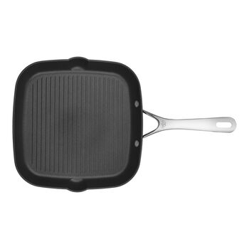 28 x 28 cm square Aluminium Grill pan black,,large 1