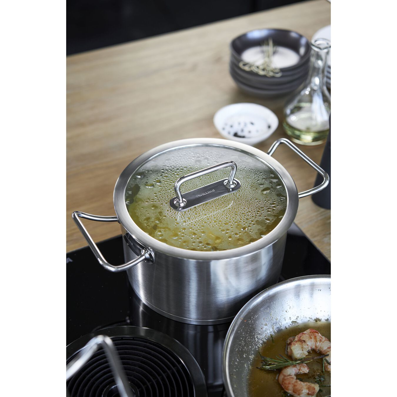 16 cm 18/10 Stainless Steel Stock pot silver,,large 7