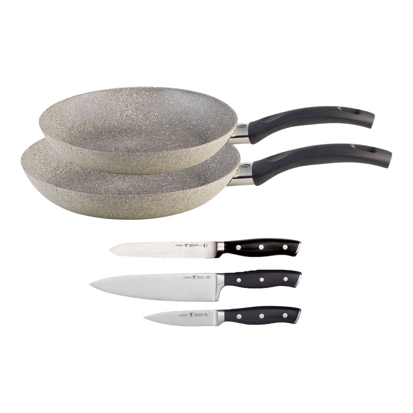 BALLARINI Sets 2 Piece Cortina 2 piece frypans with 3 ...