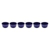 Ceramic, 6 Piece round Bakeware set, dark-blue, small 2