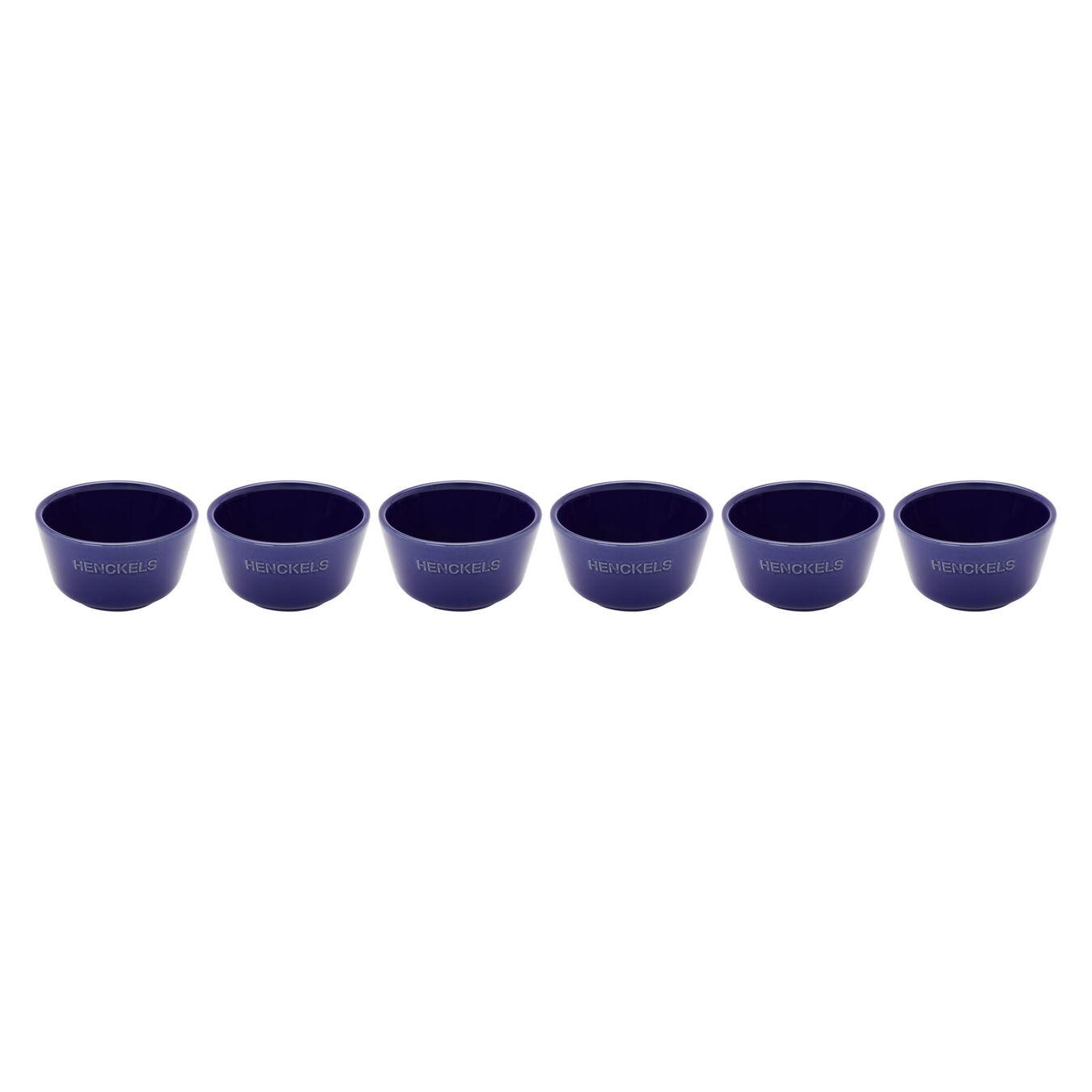 6 Piece round Bakeware set, dark-blue,,large 2
