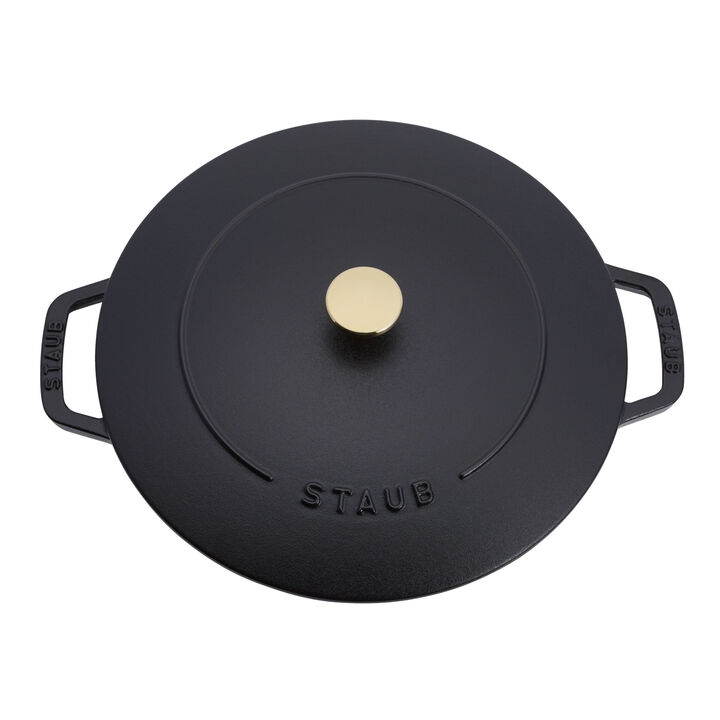 Cast Iron, 5.25 qt, Essential French Oven, black matte, large 3