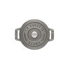 鋳物ホーロー鍋, ピコ・ココット 12 cm, ラウンド, グレー, 鋳鉄, small 3