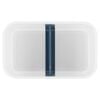 Boîte à tartines sous-vide M, Matière synthétique, semi transparent-Blue La-Mer,,large