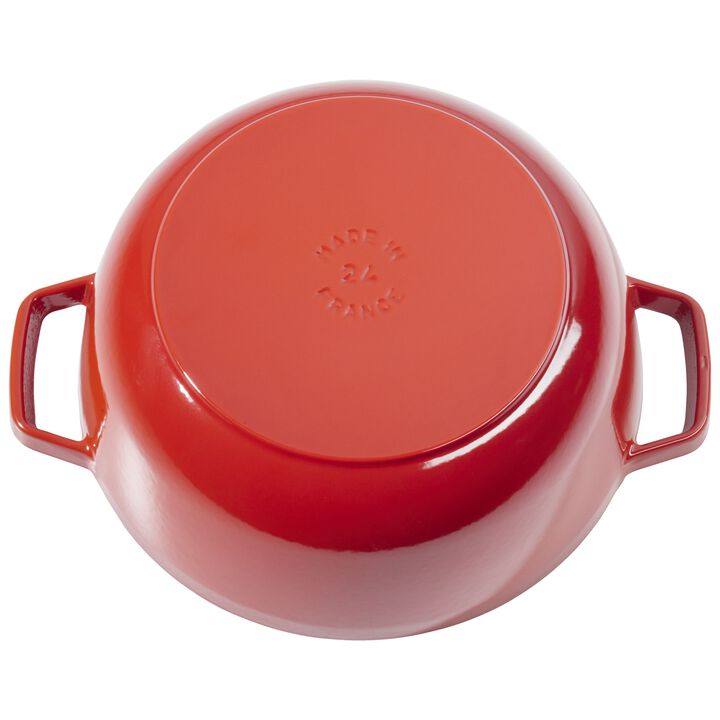 Cast Iron, 3.75 qt, French oven, cherry - Factory Second, large 3
