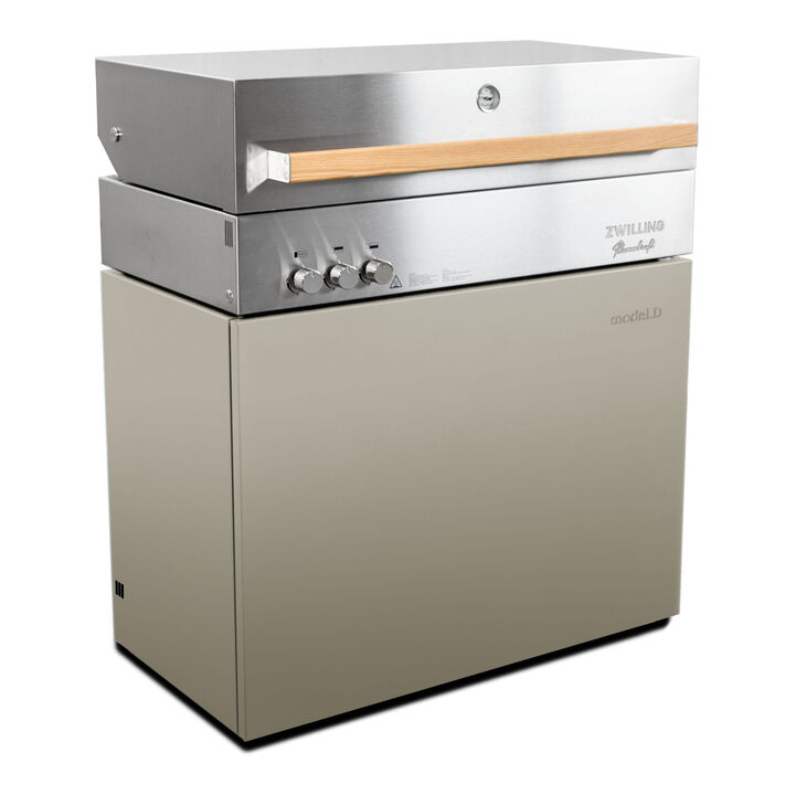 Flammkraft Model D, Natural gas grill, taupe, large 1