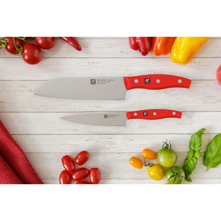 TWIN Pollux, 4-個, ナイフブロックセット, レッド, large 2