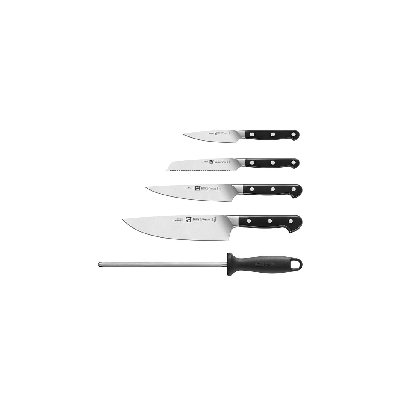Set di coltelli con ceppo - 6-pz., naturale,,large 2