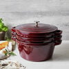 Cast Iron - Sets, 4-pc Stackable Set, Grenadine, small 3