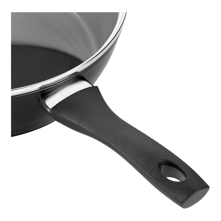Breeze Ceramic, 28 cm round Aluminium Saute pan black, large 3