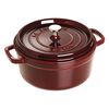 3.8 l cast iron round Cocotte, grenadine-red,,large