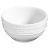 Ceramique, 14 cm round Ceramic Bowl pure-white, small 1