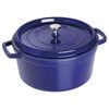6.75 l cast iron round Cocotte, dark-blue,,large