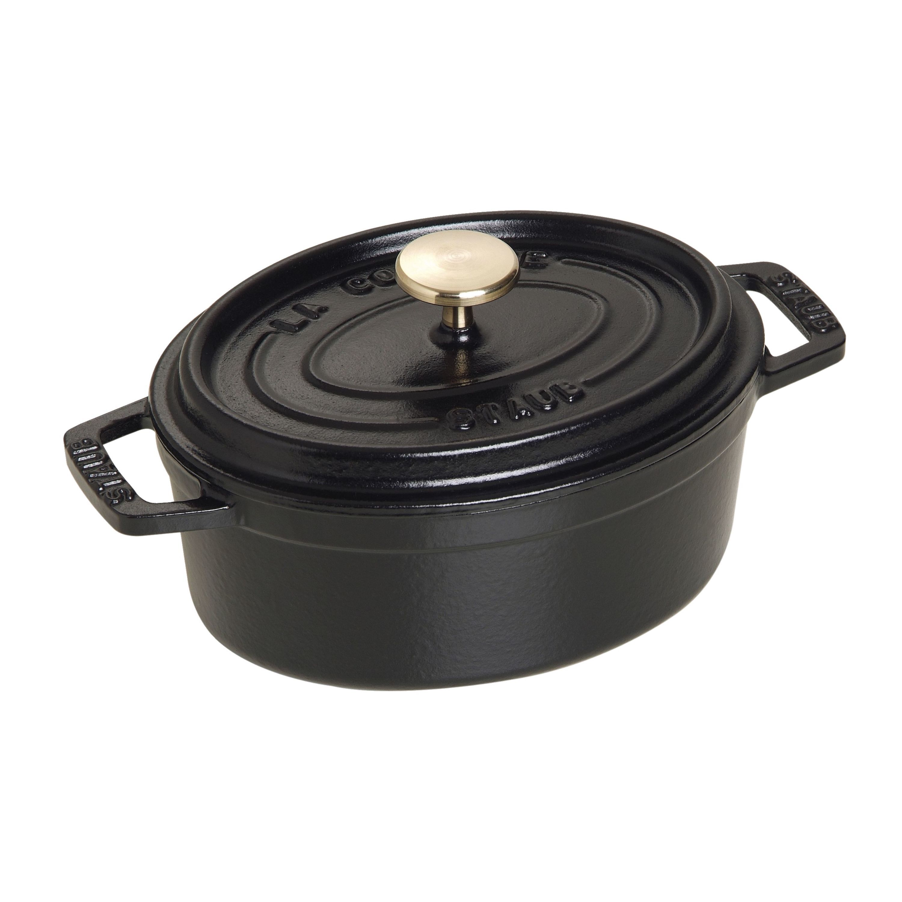 Staub Mini Dish Oval 15cm Black 