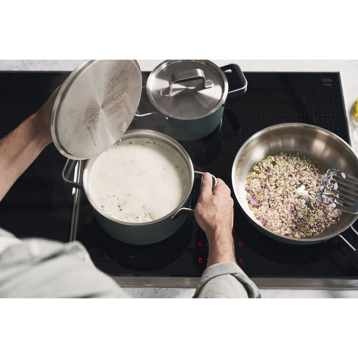 Pure, Set di pentole e padelle, 5-pz., 18/10 acciaio inossidabile, large 2