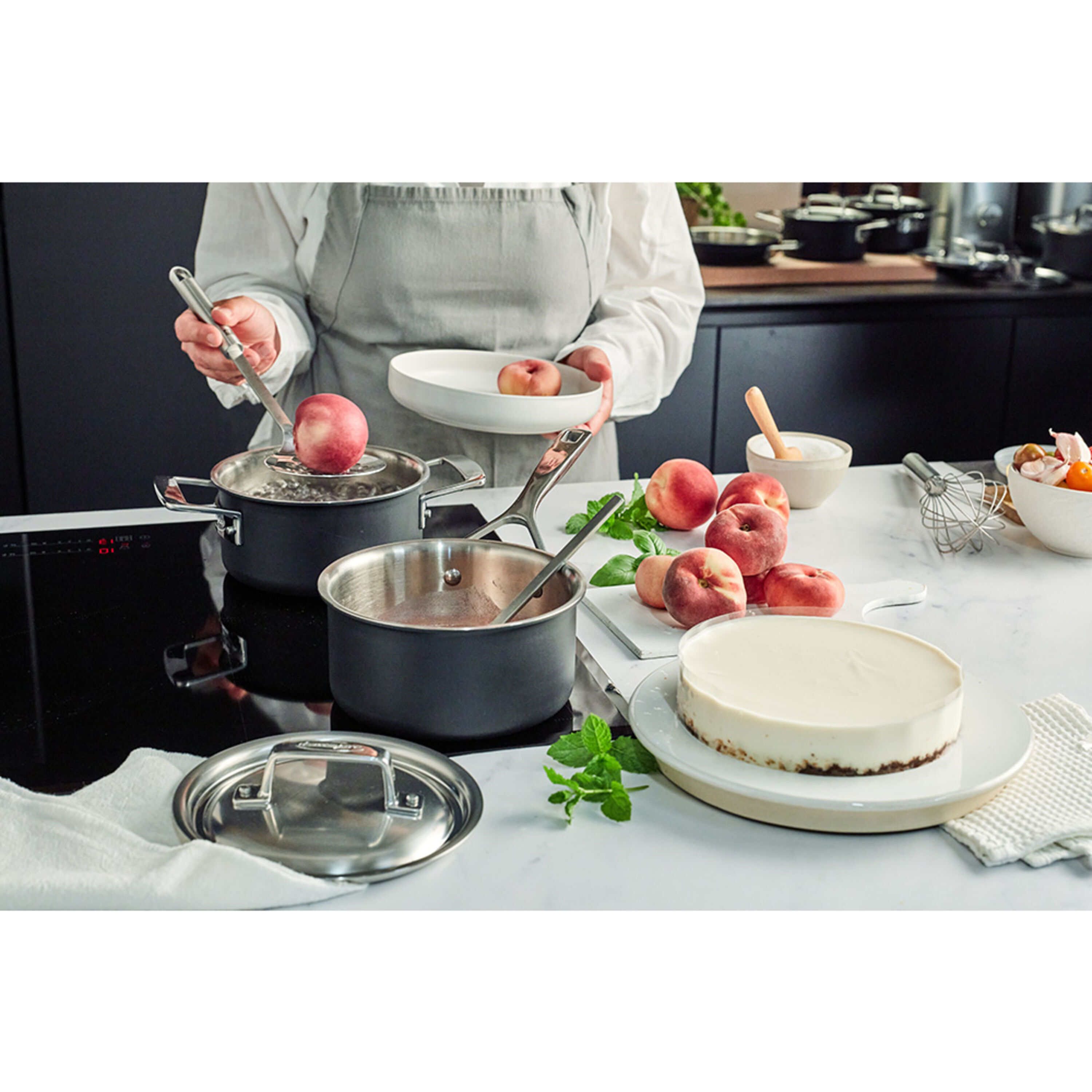 Demeyere Black 5 Kookpottenset, 4-delig - Black 5 - Demeyere