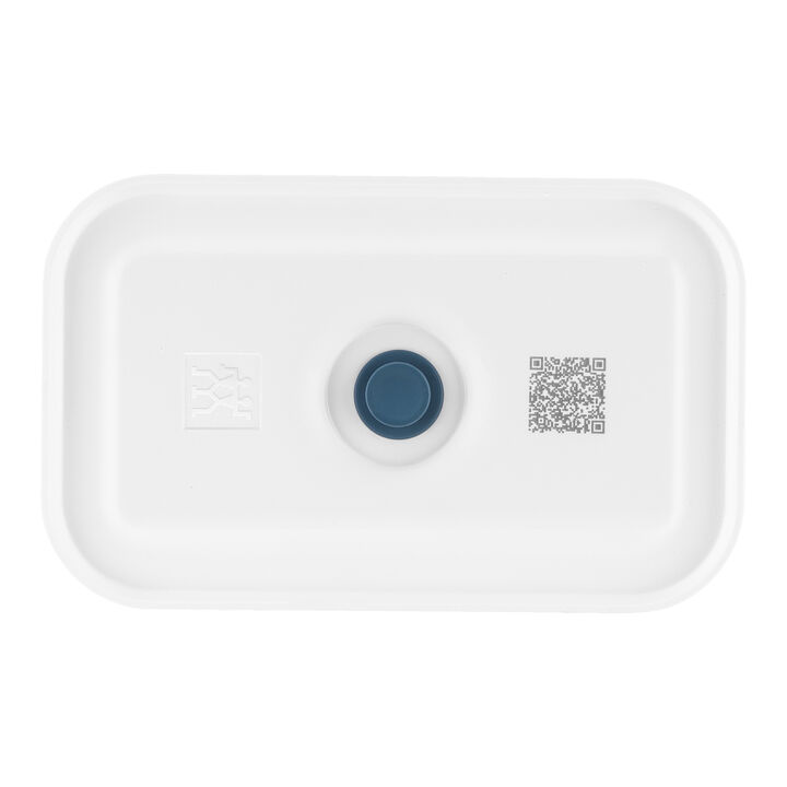 Fresh & Save, Boîte à tartines sous-vide M, Matière synthétique, semi transparent-Blue La-Mer, large 2