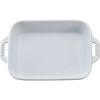 Ceramic - Rectangular Baking Dishes/ Gratins, 7.5-x 6.5-inch, Rectangular, Baking Dish, White, small 2