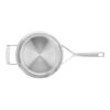 Essential 5, 3.8 l 18/10 Stainless Steel round sauce pan with lid 4QT, silver, small 5