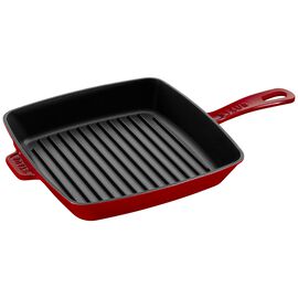Staub Grill Pans, 26 cm square Cast iron American grill cherry