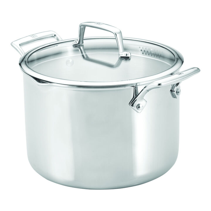 Energy X3, 8QT Stock Pot, 18/10 Stainless Steel, large 1