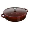 3.7 l cast iron round Saute pan Chistera, grenadine-red,,large