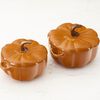 Ceramique, Cocotte 12 cm / 500 ml, Pompoen, Kaneelbruin, small 6