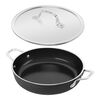 Elaro, 28 cm Ceramic Titanium Serving pan with glass lid, small 5