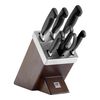 Four Star, 7-pcs brown Ash Knife block set with KiS technology, small 1