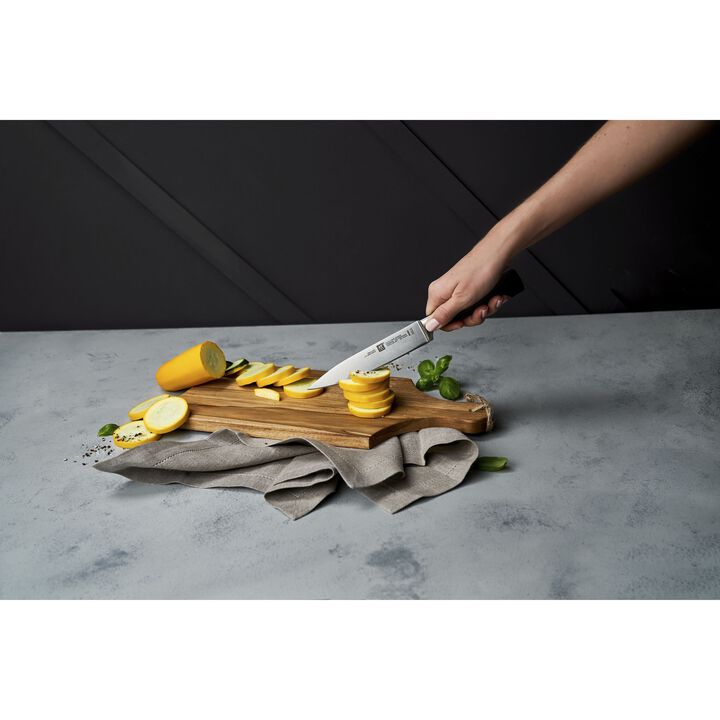 **** VIER STERNE, Fleischmesser 16 cm, Glattschliff, large 2