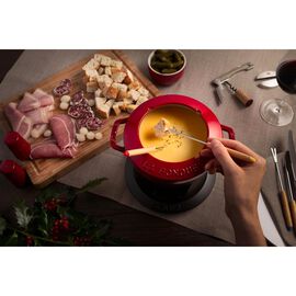 Service à fondue 20 cm, Cerise