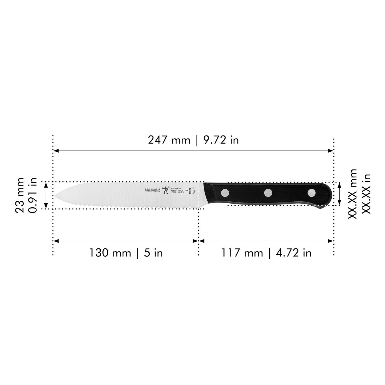 5-inch Serrated Utility Knife,,large 2