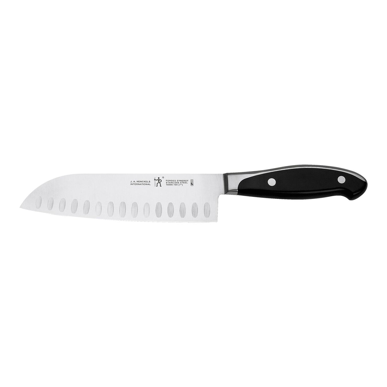 Henckels Synergy 7inch Hollow Edge Santoku Knife Official