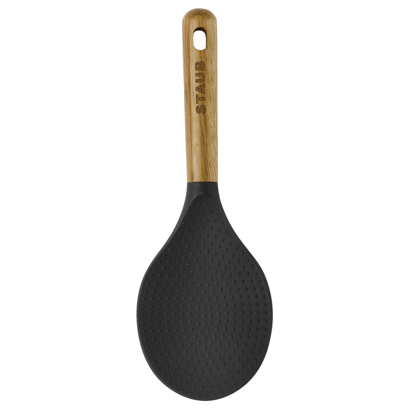 22 cm silicone Rice spoon, black,,large 2