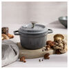 La Cocotte, 14 cm round Cast iron Cocotte graphite-grey, small 2