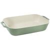 Ceramic - Rectangular Baking Dishes/ Gratins, 3-pc, Rectangular Baking Dish Set, Eucalyptus, small 2