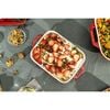 Ceramic - Rectangular Baking Dishes/ Gratins, 10.5-x 8-inch, Rectangular, Baking Dish, Cherry, small 5