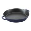 40 cm cast iron Paella pan, dark-blue - Visual Imperfections,,large