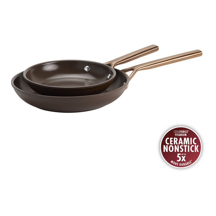 Milano, 2-pc, Aluminum, Non-stick, Frying Pan Set, large 1