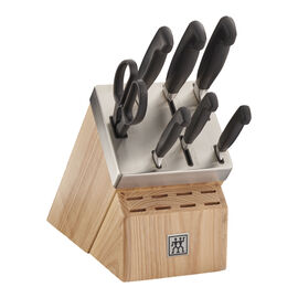 8-pc, Knife block set, natural