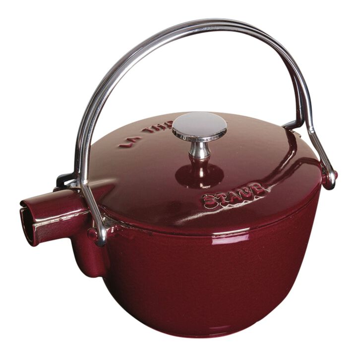 Cast Iron, 1 qt, Round, Tea Kettle, Grenadine, large 1