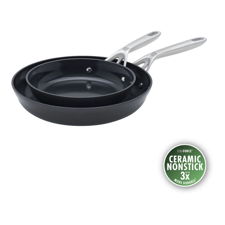 Motion Ceramic, 2-pc, Non-stick, Fry Pan Set Ceramic Coating, large 1