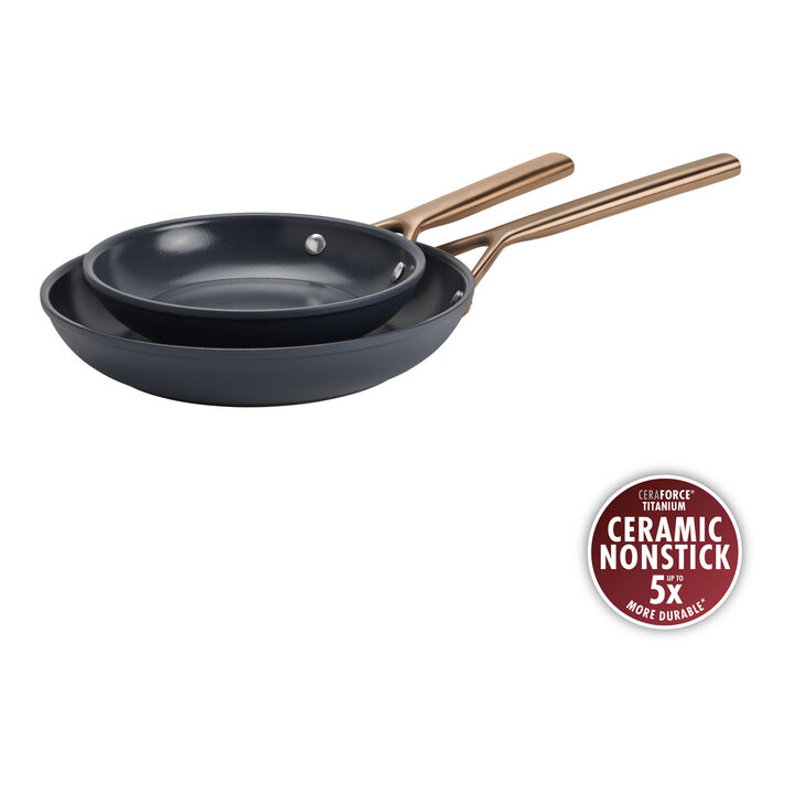 Milano, 2-pc, Aluminum, Non-stick, Frying Pan Set, large 1