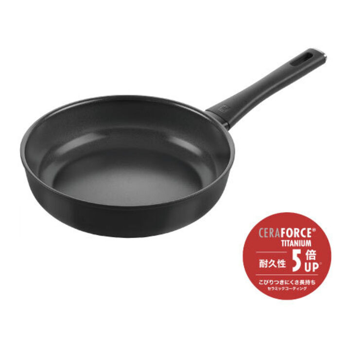 Madura Plus Ceramic, フライパン 深型, 24 cm, アルミニウム, チタン強化セラミック・ノンスティック・コーティング, large 1