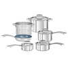 TruClad, 10 Piece 18/10 Stainless Steel Cookware set, small 1