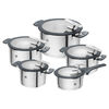 Simplify, POT SET 5 PIECE, STAINLESS STEEL, small 1