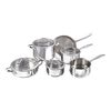 Aragon, 10 PIECE 18/10 STAINLESS STEEL COOKWARE SET - OPEN BOX, small 1