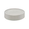 Dining Line, Set di piatti 6 pezzi, 20 cm, tartufo bianco, small 1