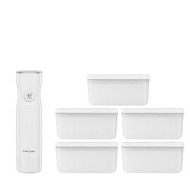 Set básico de vacío para preparacion de comidas, plástico