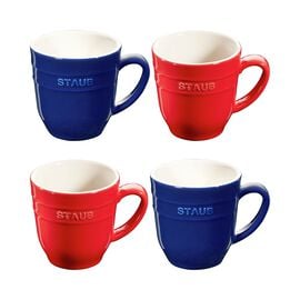 STAUB Ceramique, Set of 4 Ceramic Mugs